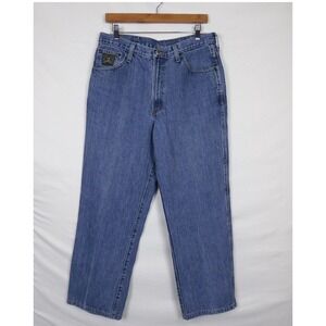 Cinch Mens Jeans 34x30 Blue Denim Straight Leg Cotton Casual Work Pants‎